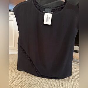 GREYLIN black sleeveless top